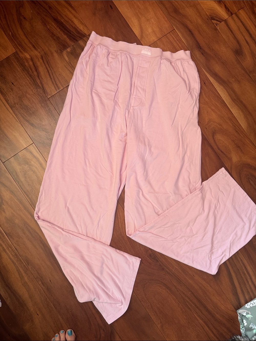 Skims Light Pink Lounge Pajama Pants